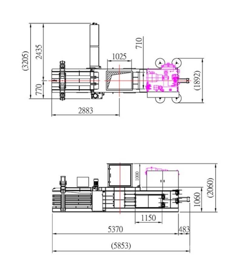  Godswill 7575-F Empacadoras industriales
