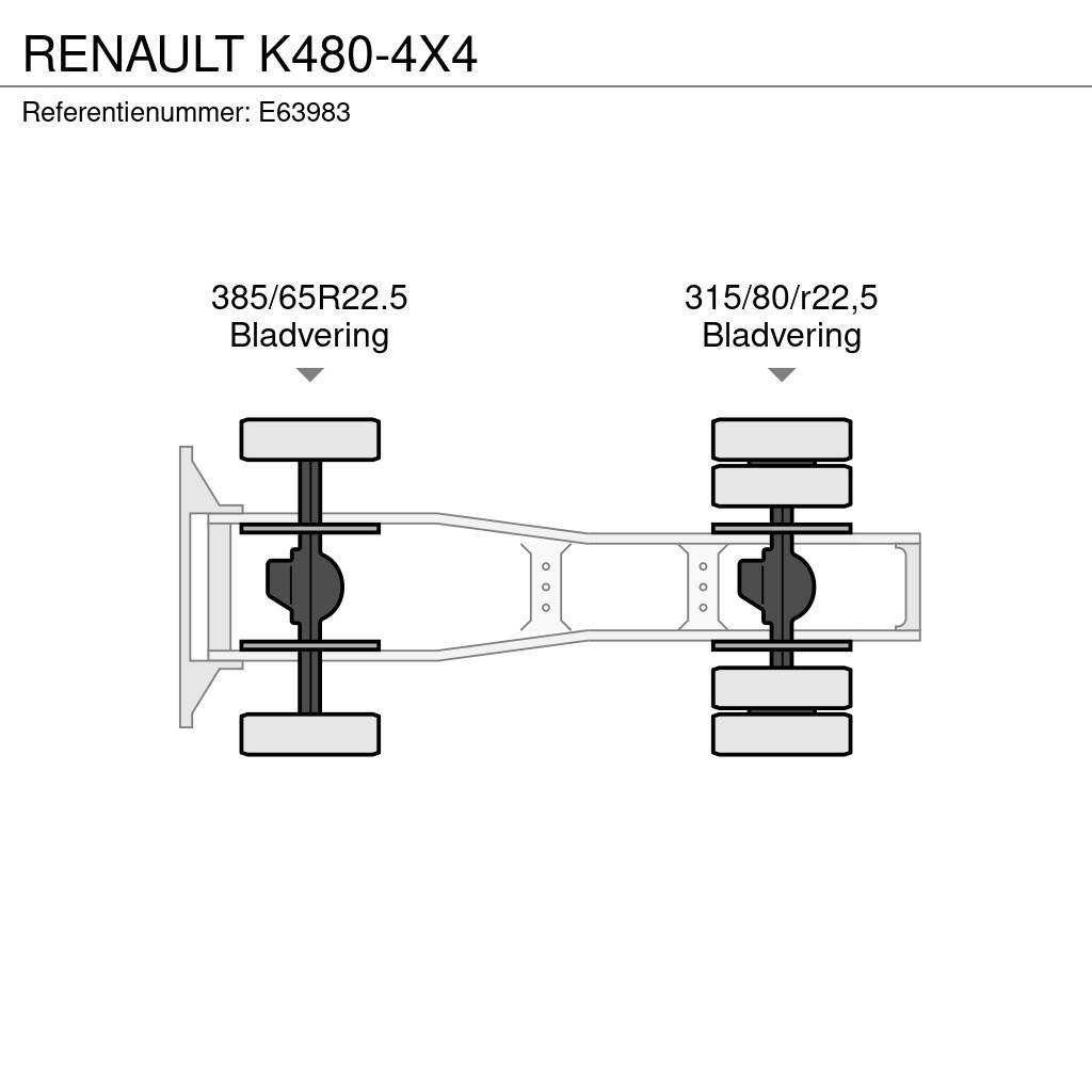 Renault K480-4X4 Cabezas tractoras