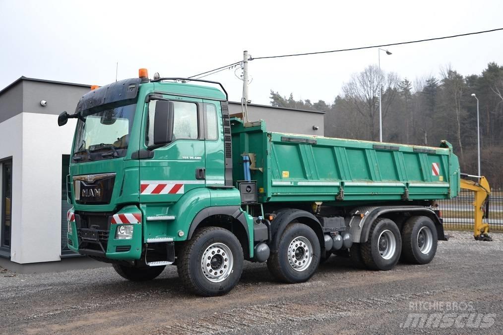 MAN TGS 35 480 Camiones bañeras basculantes o volquetes