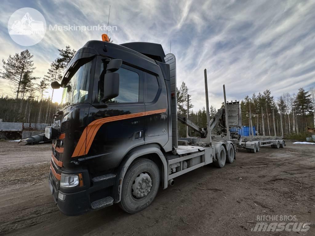 Scania R 650 Ekipage Transporte de madera