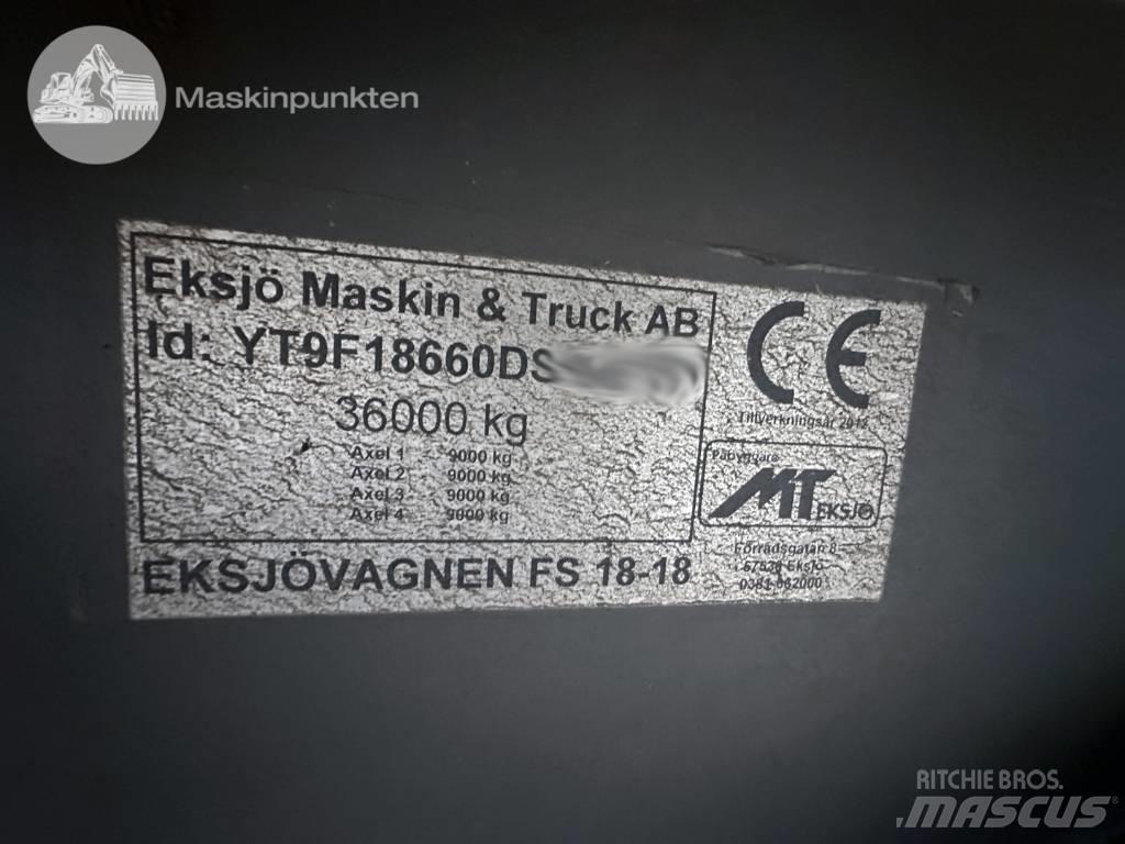  Eksjövagnen FS 18-18 Remolques volquete para virutas de madera