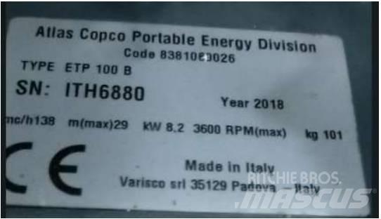 Atlas Copco ETP 100B Bombas de agua