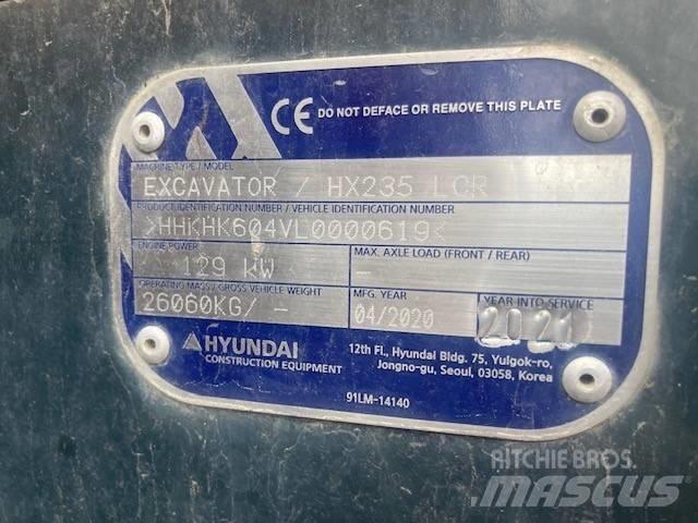 Hyundai HX 235 LCRD Excavadoras de cadenas