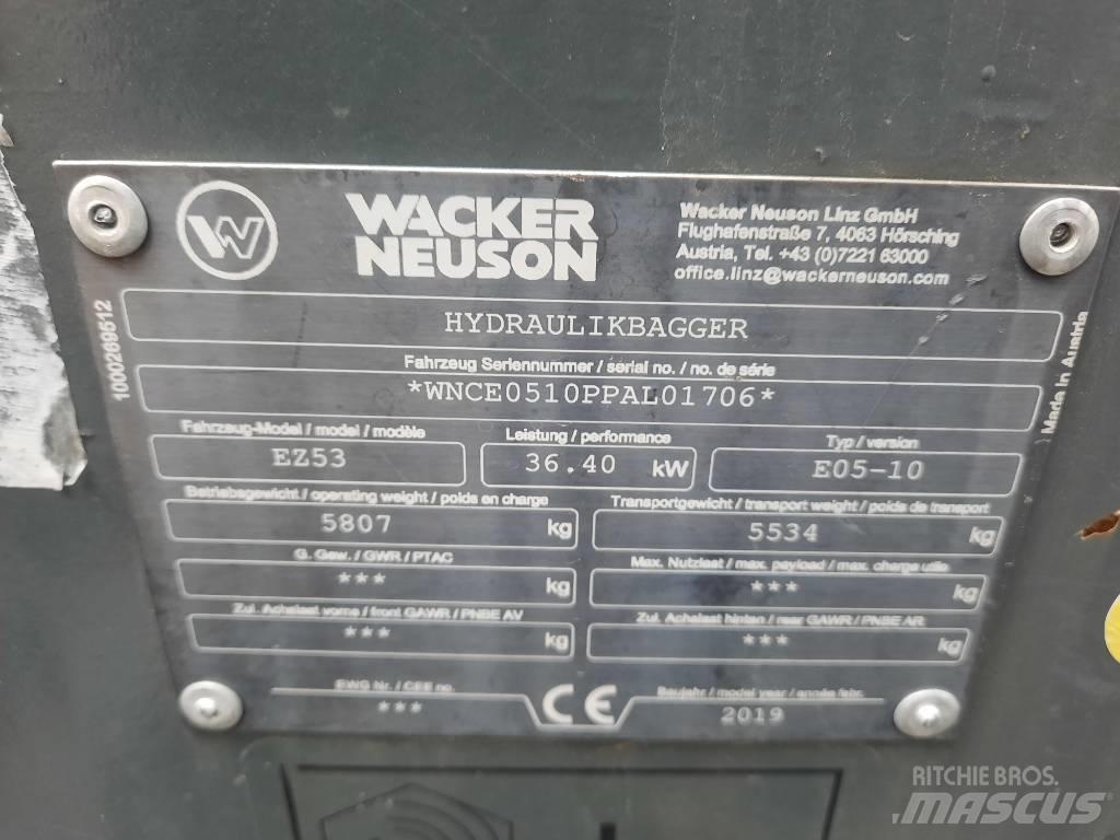 Wacker Neuson EZ 53 Mini excavadoras < 7t