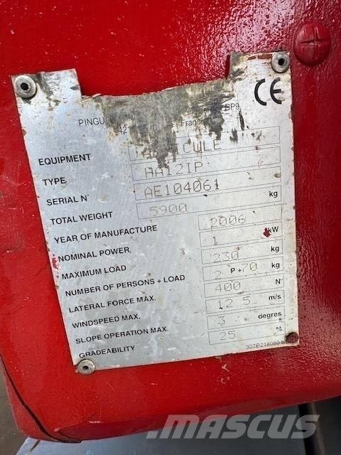 Haulotte HA 12 IP Plataforma de trabajo articulada