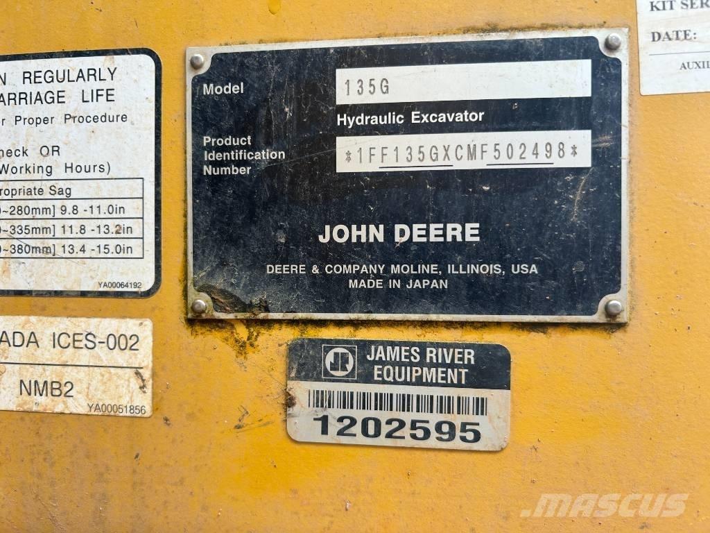 DEERE 135G Excavadoras de cadenas