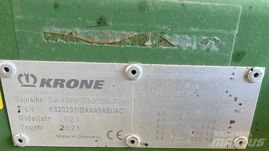 Krone 710/26T Segadoras hileradoras