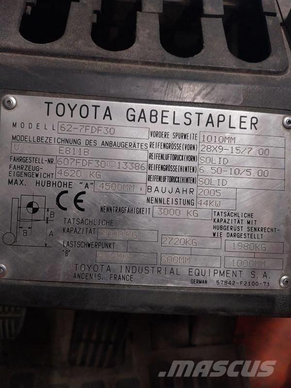 Toyota 62-7FDF30 Otras carretillas elevadoras