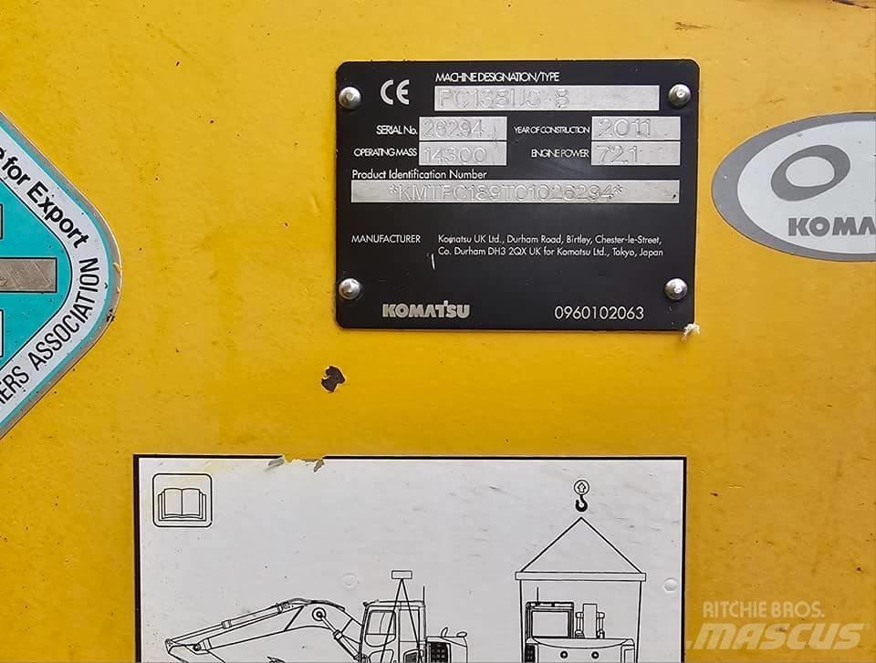 Komatsu PC 138 Excavadoras 7t - 12t