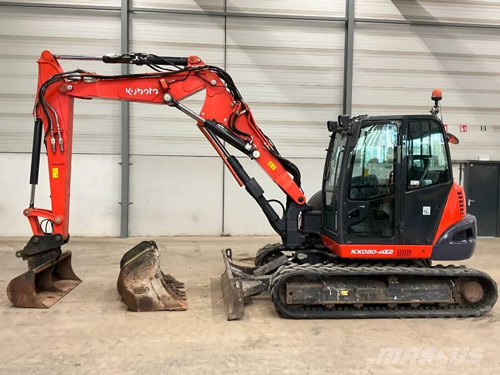 Kubota KX 080-4 A 2 Excavadoras 7t - 12t