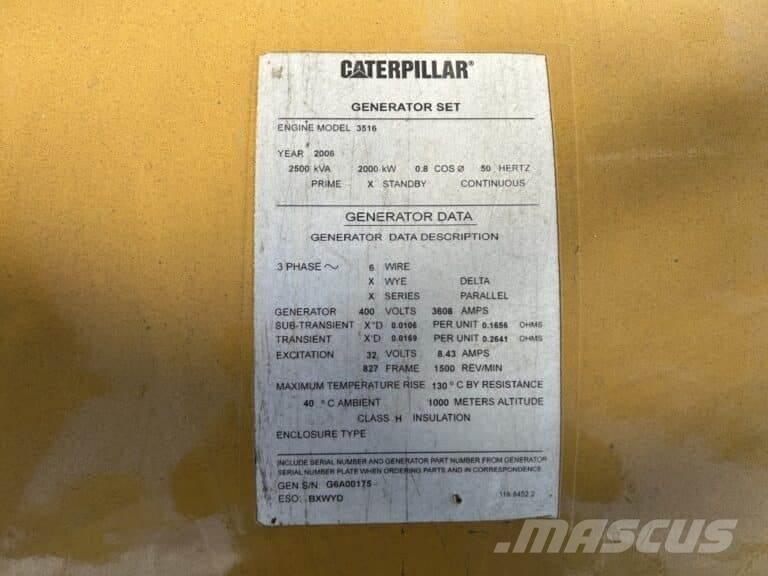 CAT SR4 - 827 frame Otros generadores