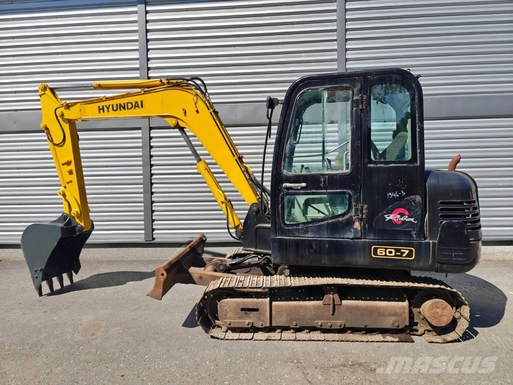Hyundai R 60-7 Mini excavadoras < 7t