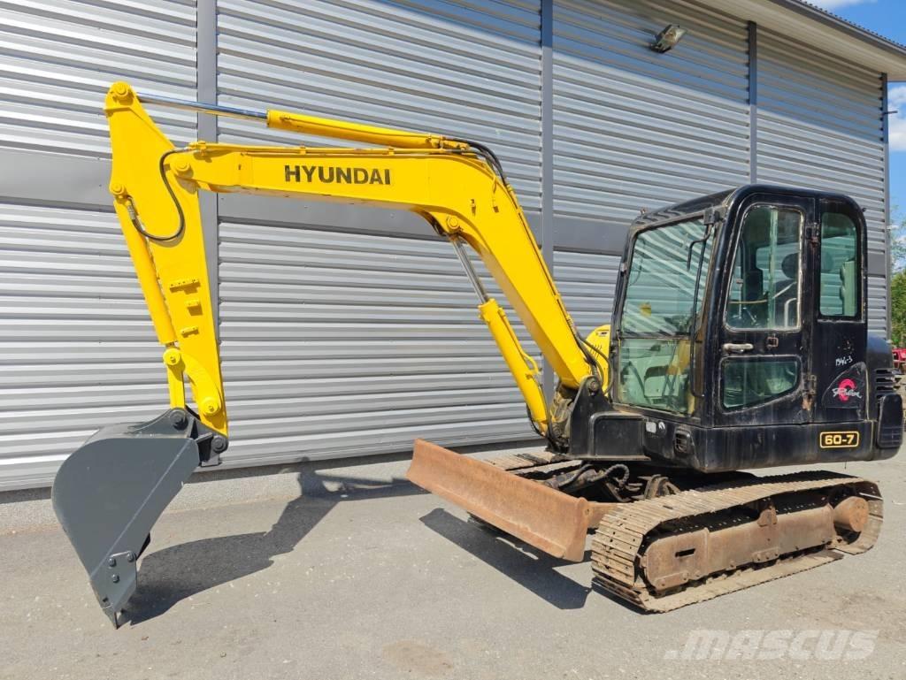 Hyundai R 60-7 Mini excavadoras < 7t