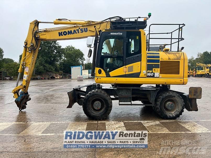Komatsu PW 160 Excavadoras de ruedas