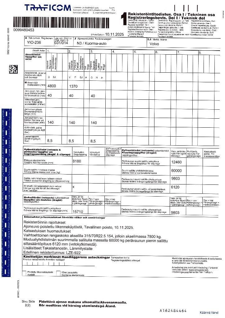 Volvo FH 13 Camiones caja cerrada
