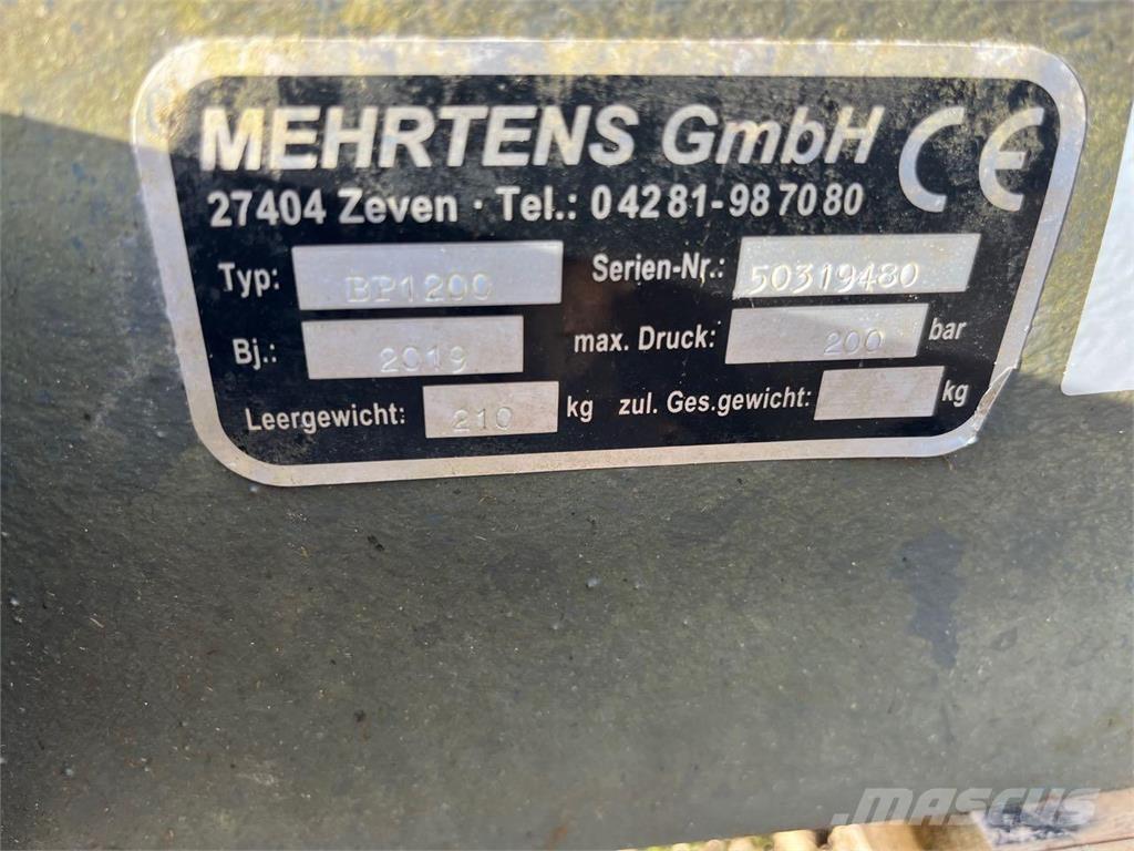 Weidemann BP 1200 Otros equipos para ganadería