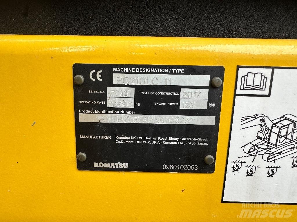Komatsu PC 210 LC-11 Excavadoras de cadenas