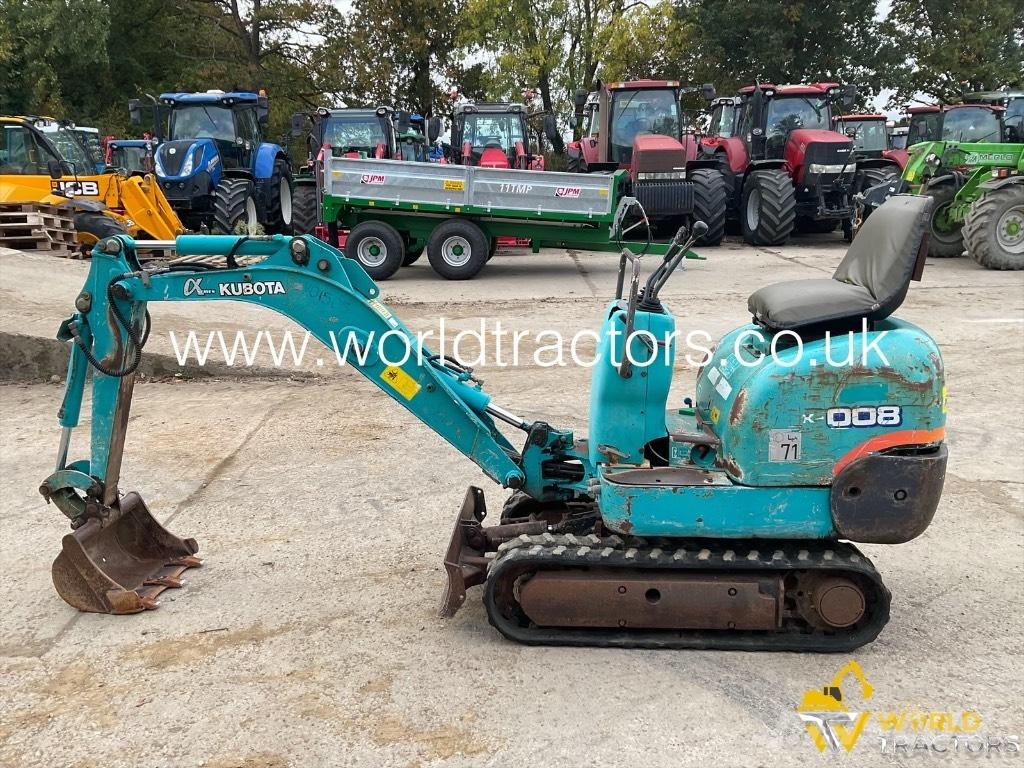 Kubota K 008 Mini excavadoras < 7t