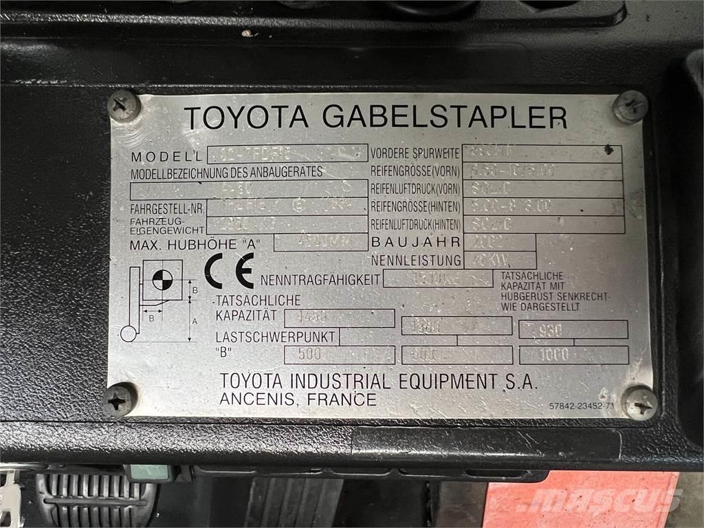 Toyota 02-7FDF15 Carretillas diesel