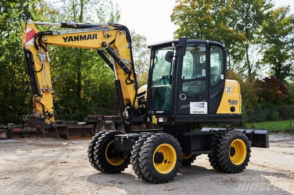 Yanmar B 75 W Excavadoras de ruedas