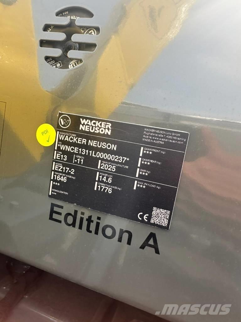 Wacker Neuson EZ 17 Mini excavadoras < 7t