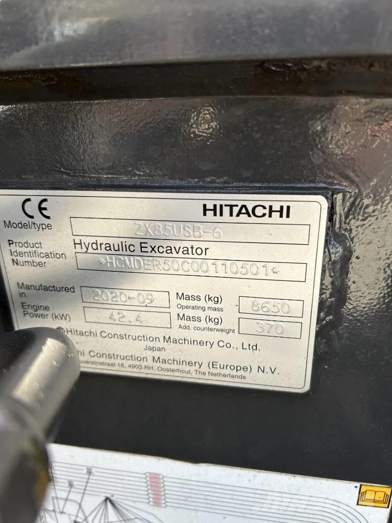 Hitachi ZX 85 US B Excavadoras 7t - 12t