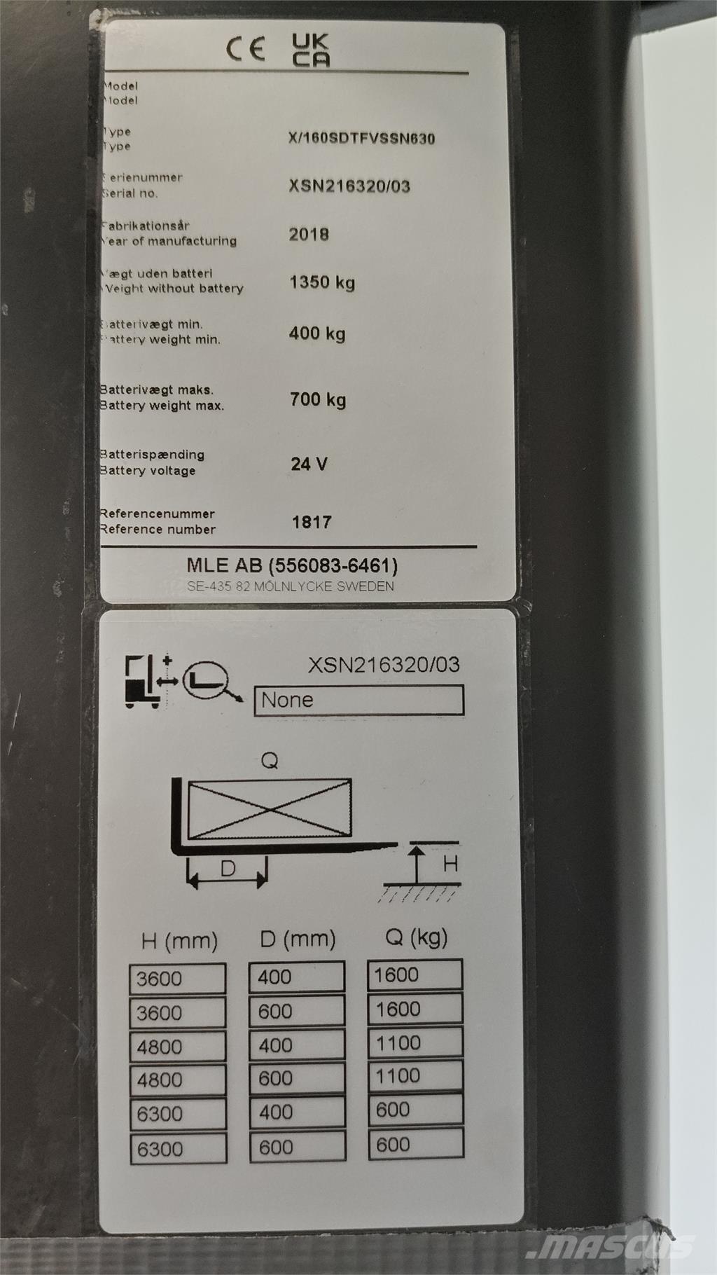 Atlet XSN160E Apiladores eléctricos autopropulsados