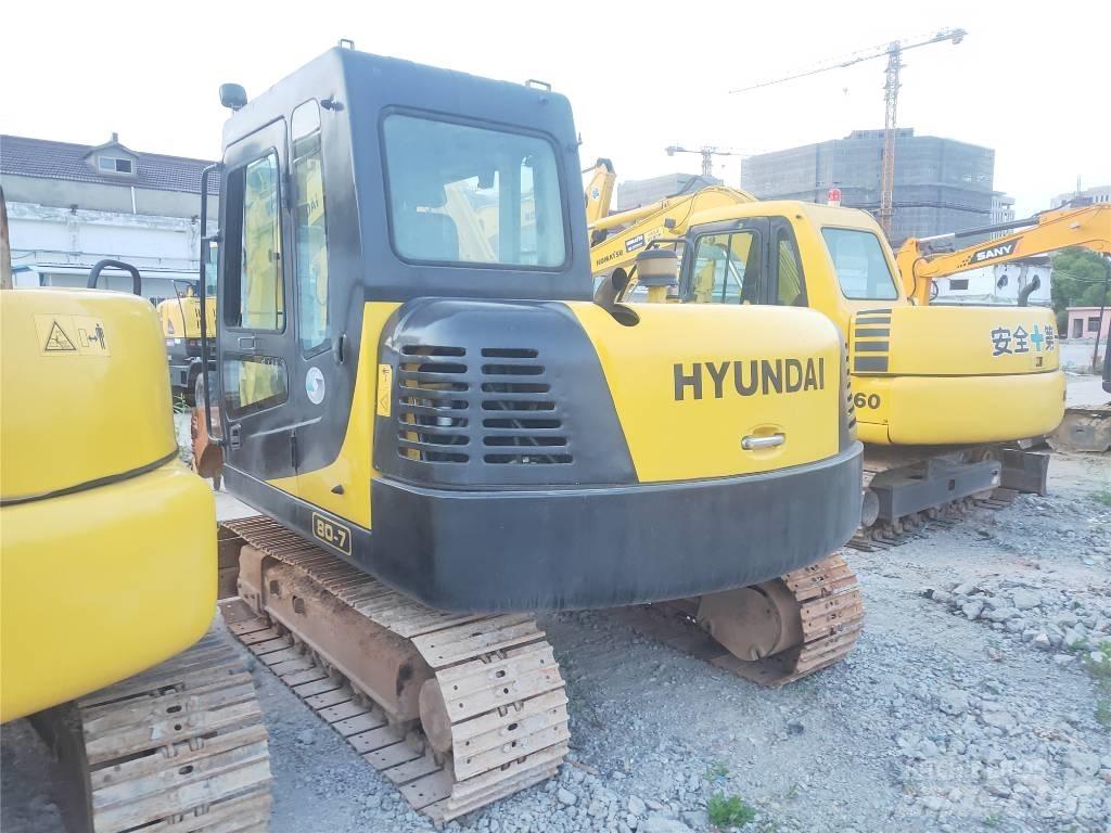 Hyundai R80-7 Excavadoras de cadenas