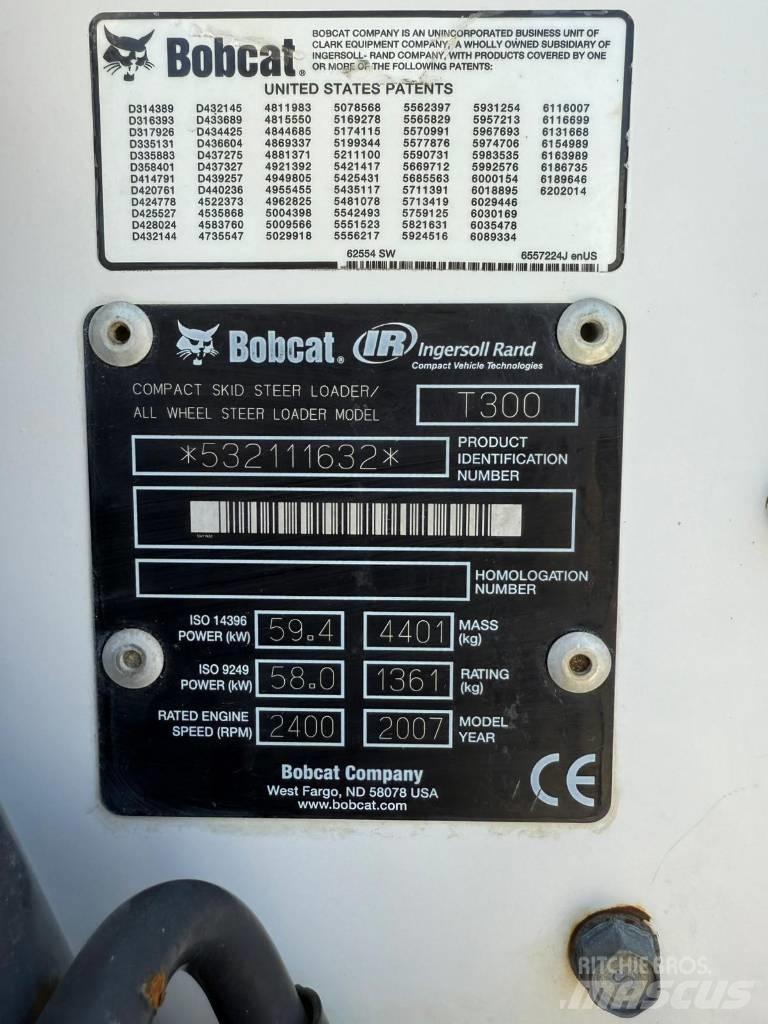 Bobcat T 300 Palas cargadoras