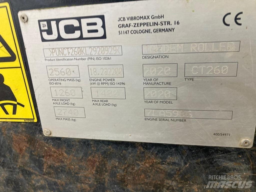 JCB CT 260-120 Rodillos de doble tambor