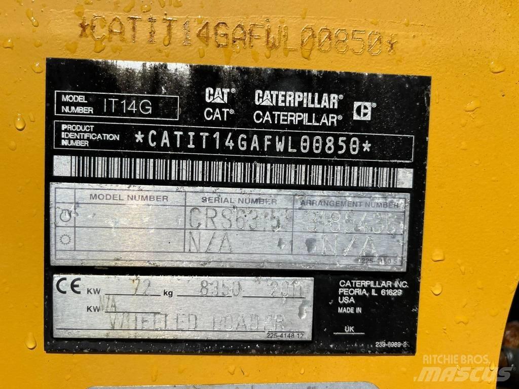 CAT IT 14 G Cargadoras sobre ruedas