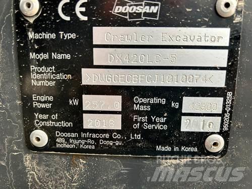 Doosan DX420LC-5 Excavadoras de cadenas