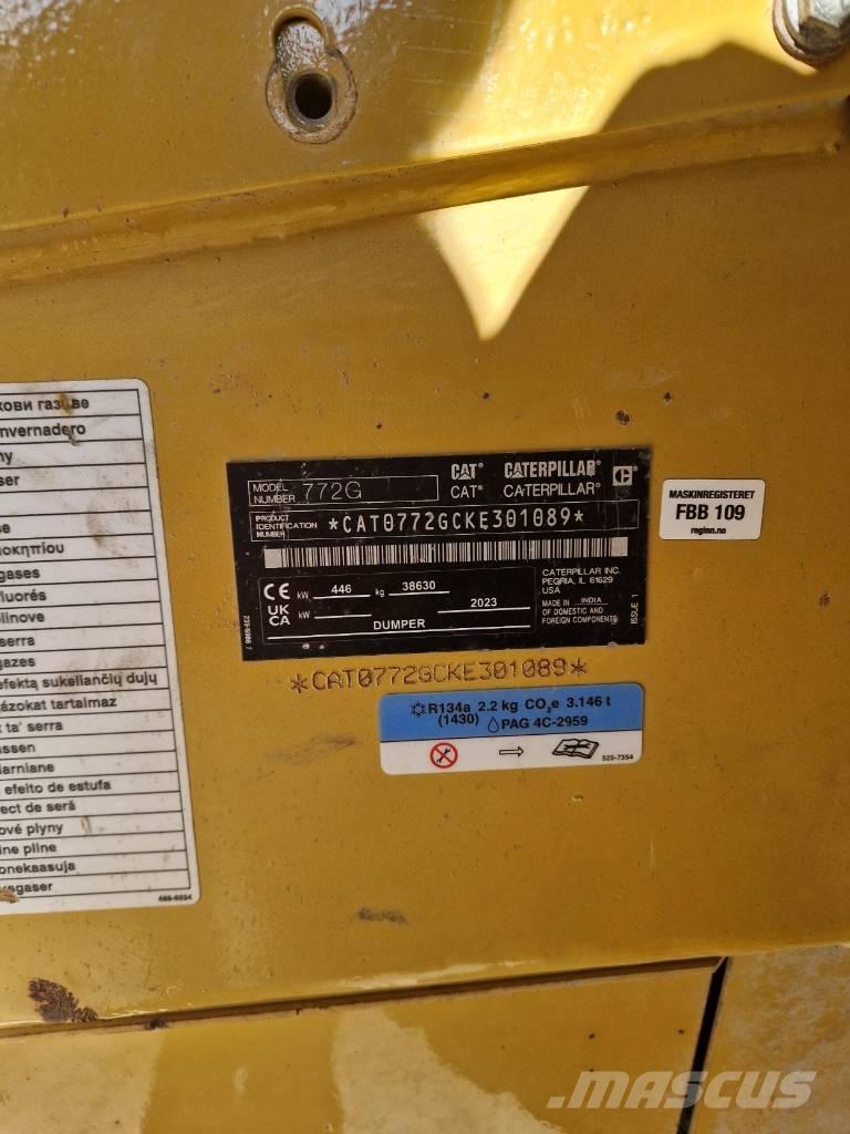 CAT 772 G Dúmpers rígidos