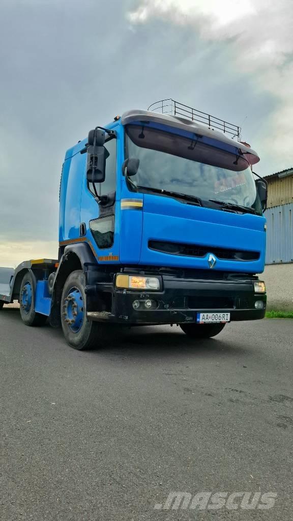 Renault Premium 340 Camiones de transporte de maquinaria forestal