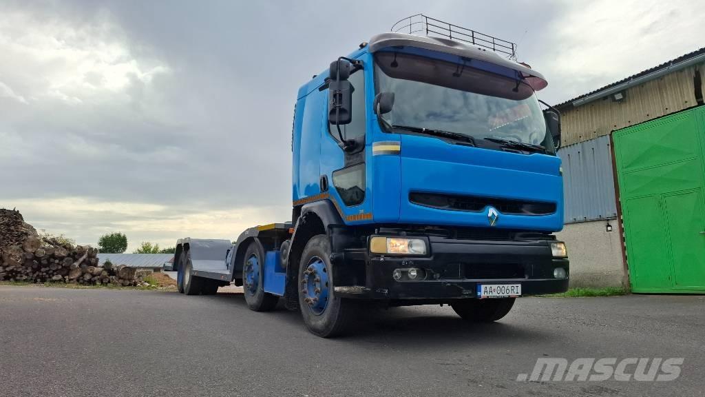 Renault Premium 340 Camiones de transporte de maquinaria forestal