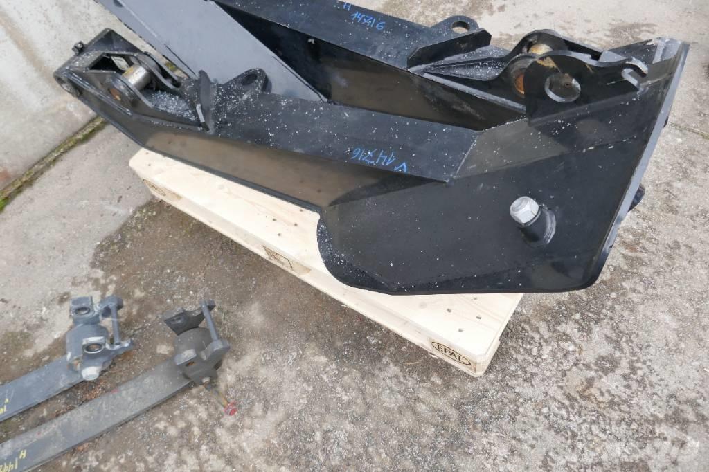  Stödben Huddig 1260E Chasis y suspención