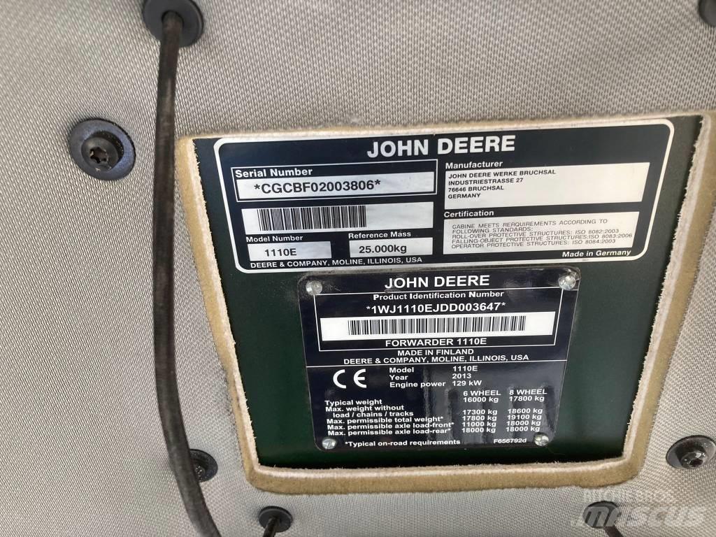 John Deere 1110E Autocargadoras