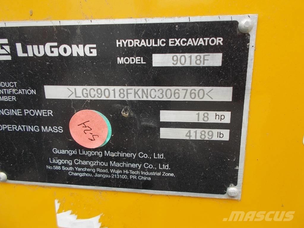 LiuGong 9018 F Mini excavadoras < 7t