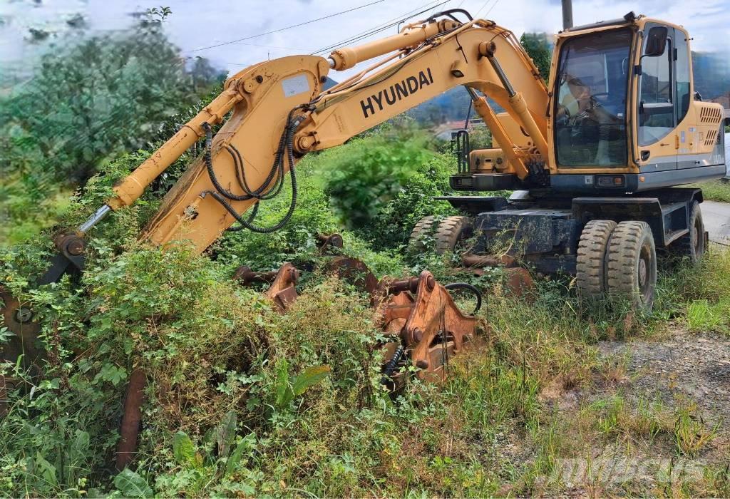 Hyundai Robex 140 W Excavadoras de ruedas