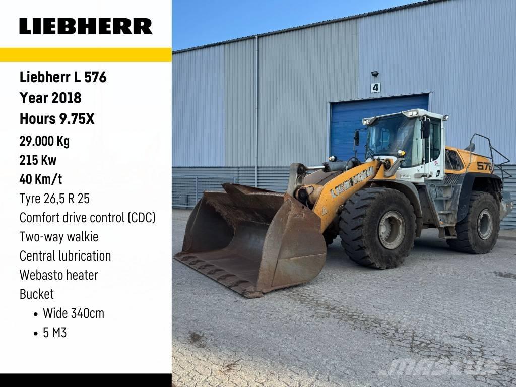 Liebherr L576 Cargadoras sobre ruedas