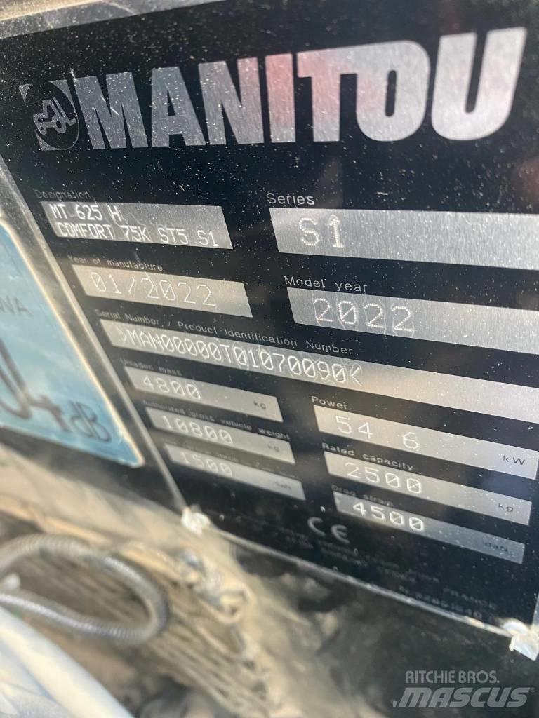 Manitou MT 625 H Carretillas telescópicas