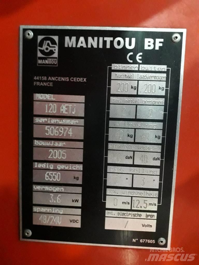 Manitou 120 AETJ Plataforma de trabajo articulada