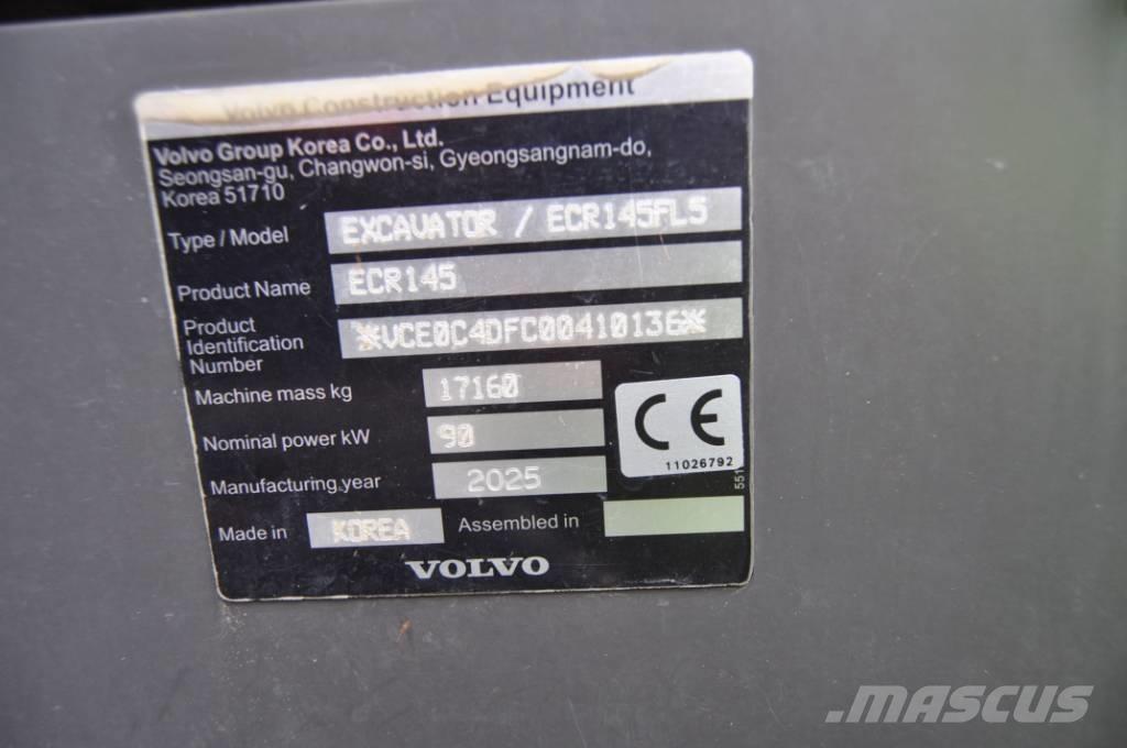 Volvo ECR 145 Excavadoras de cadenas