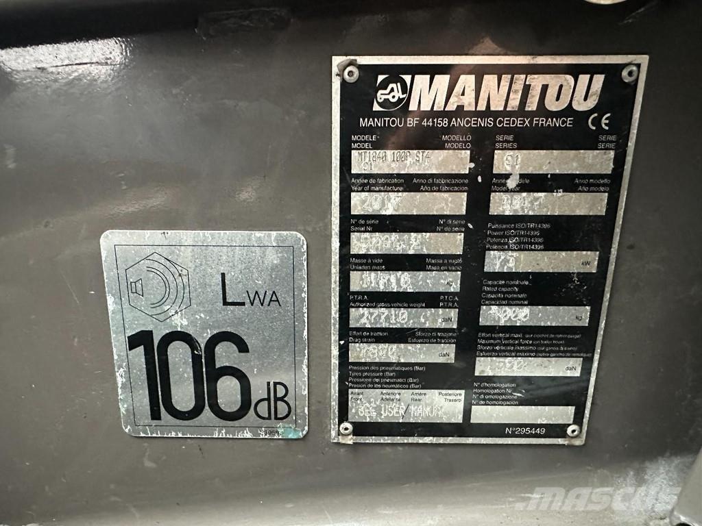 Manitou MT 1840 Carretillas telescópicas