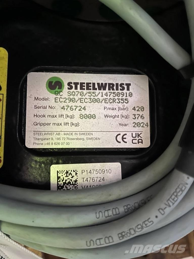 Steelwrist SQ70 Enganches rápidos