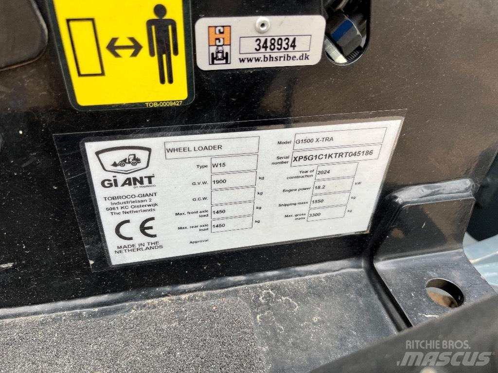 GiANT G 1500 X-tra Cargadoras sobre ruedas