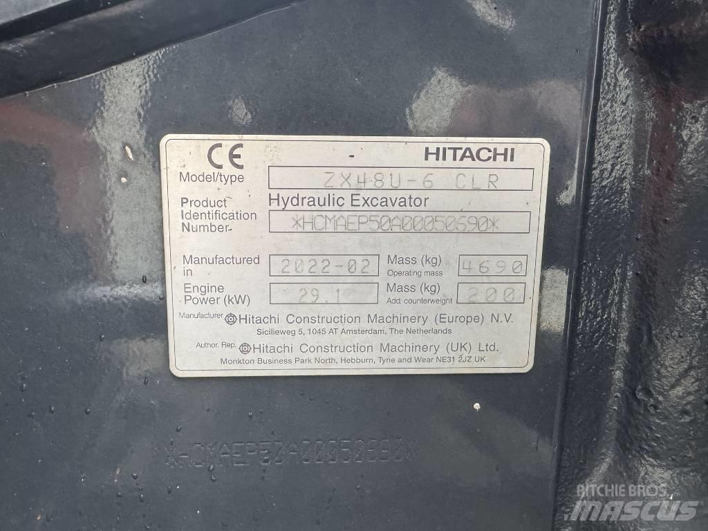 Hitachi ZX 48 U-6 Mini excavadoras < 7t