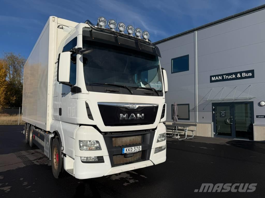 MAN TGX 26.480 6x2 Camiones caja cerrada