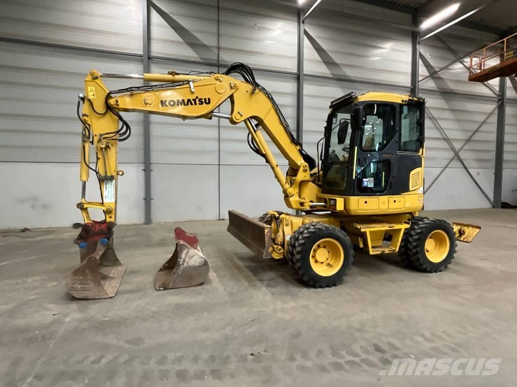 Komatsu PW 98 MR-8 Excavadoras de ruedas