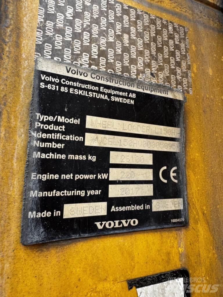 Volvo L150H Cargadoras sobre ruedas